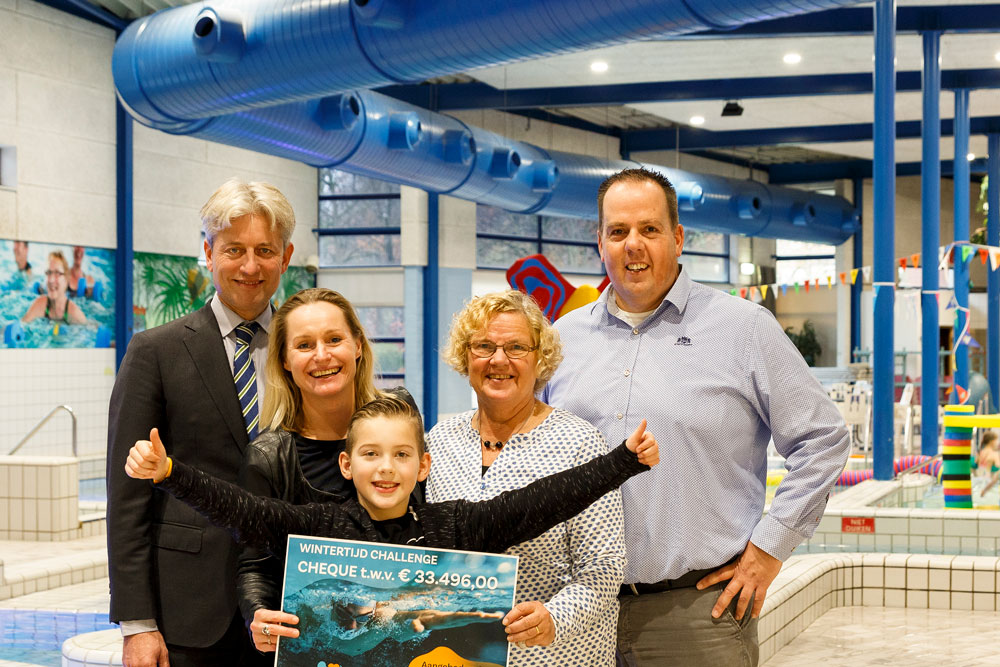 Sportfondsen overhandigt € 33.496,- aan Spieren voor Spieren