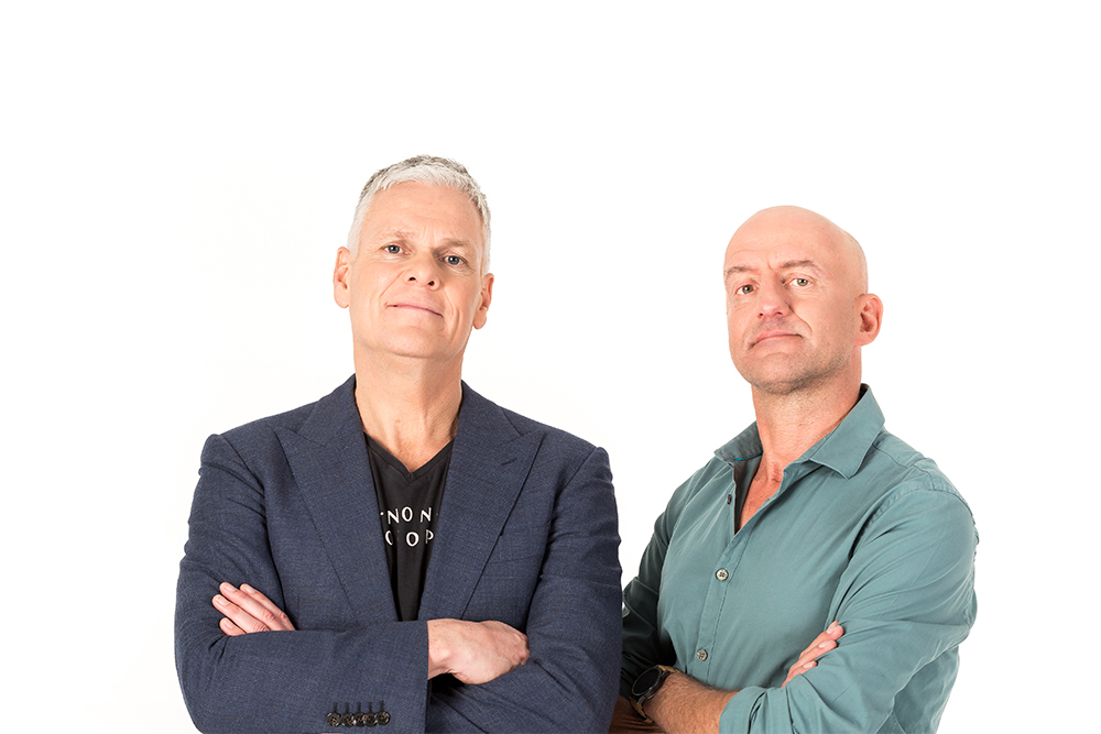 Rob Urgert & Joep van Deudekom op het ZwembadBranche Congres