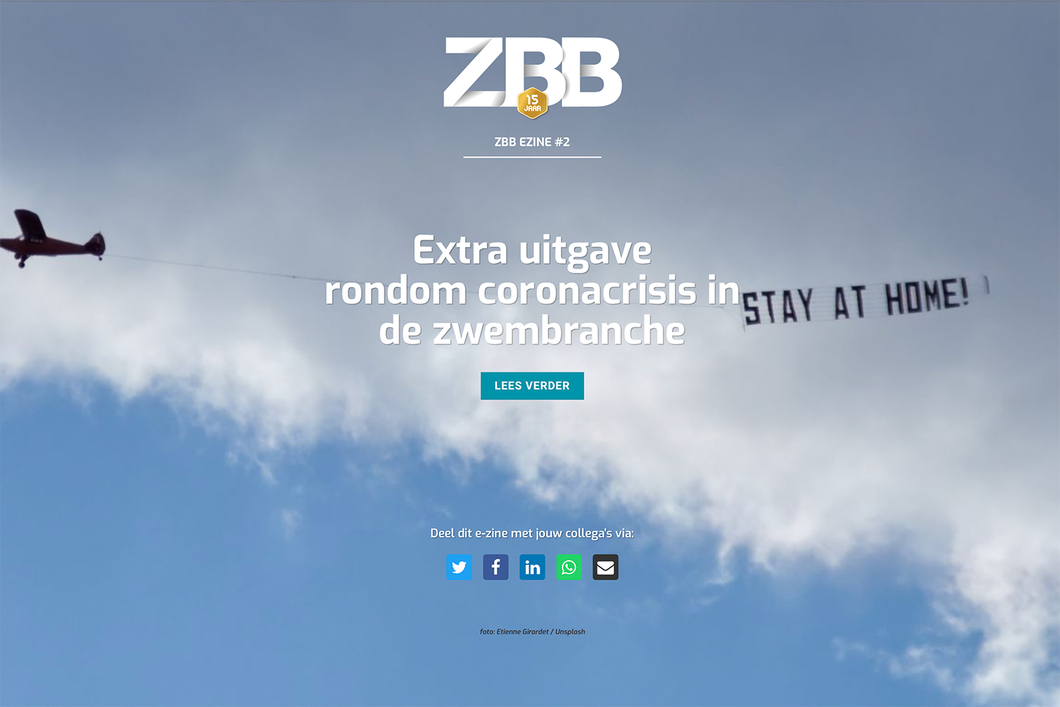 Tweede e-zine coronacrisis in de zwembranche online