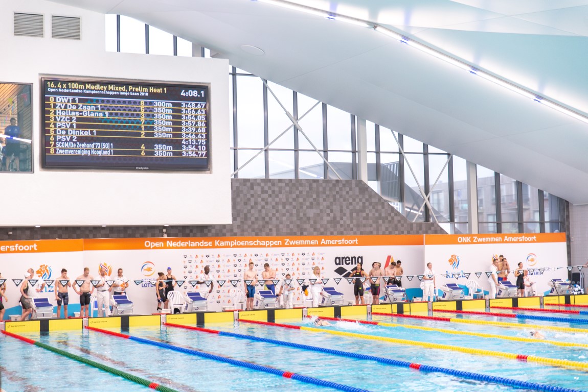 Nieuw bij Q-lite – ViewAll breidt uit met innovatief tijdregistratiesysteem voor wedstrijdzwemmen